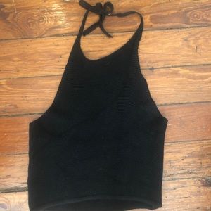 Black crop top